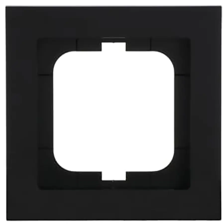 Busch-Jaeger afdekraam 1-voudig Axcent zwart (1721-281)