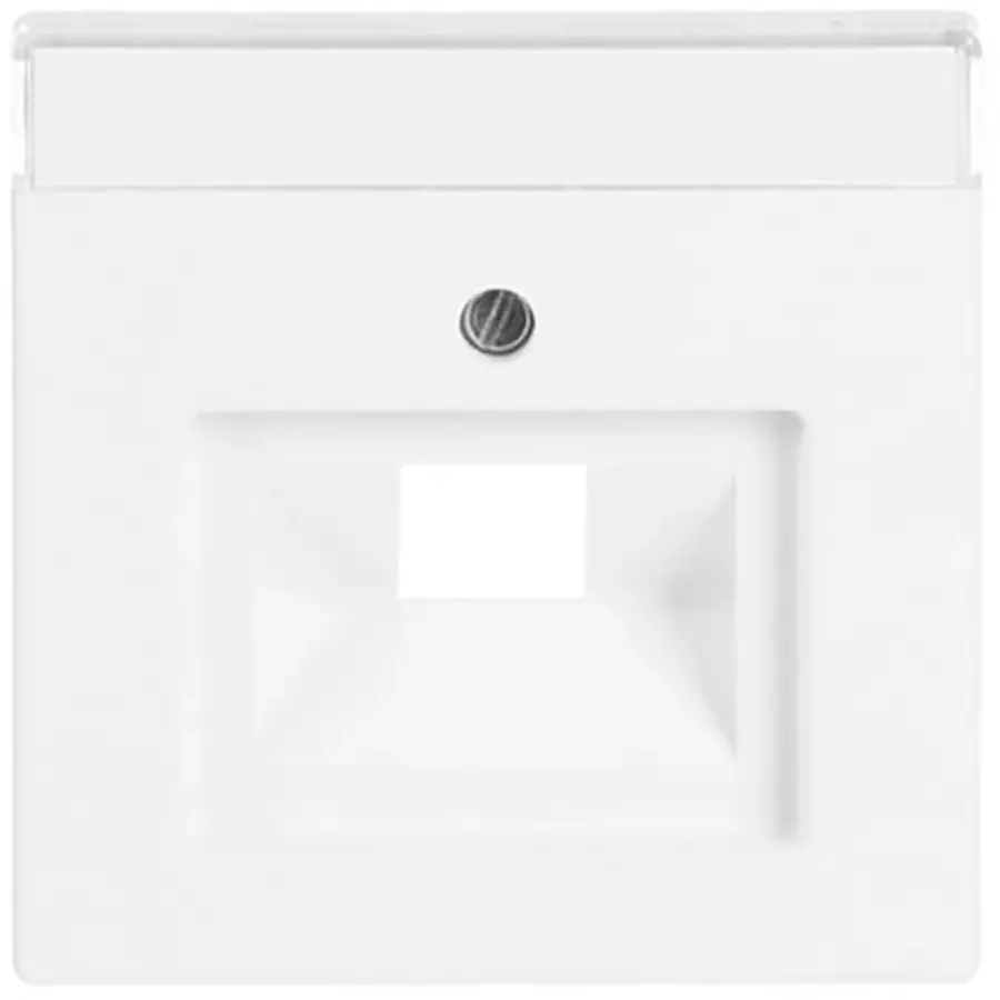 Busch-Jaeger centraalplaat RJ45 wandcontactdoos Future Linear studiowit mat (1803-884)