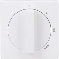 Busch-Jaeger draaiknop driestandenschakelaar met nulstand Future Linear studiowit mat (2542 DR/01-884)