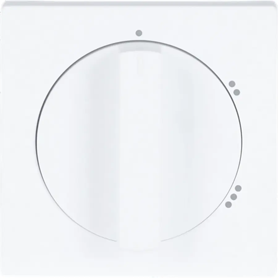 Busch-Jaeger draaiknop driestandenschakelaar Future Linear studiowit mat (2542 DR/02-884)