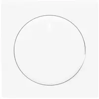 Busch-Jaeger dimmerknop tbv draai/druk dimmer Future Linear studiowit mat (6540-884-102)