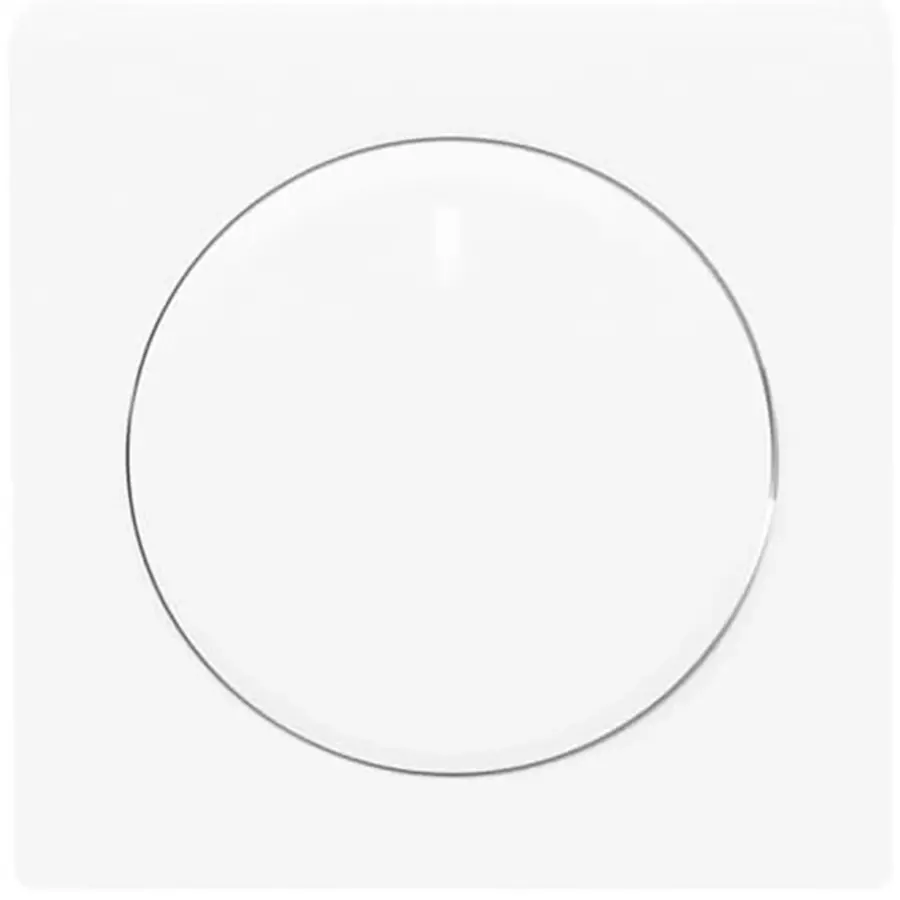 Busch-Jaeger dimmerknop tbv draai/druk dimmer Future Linear studiowit mat (6540-884-102)