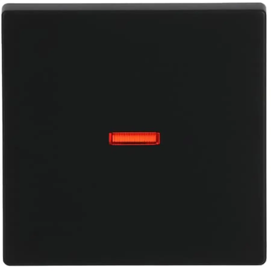 Busch-Jaeger schakelwip controlevenster rood Future Linear zwart mat (1789-885)