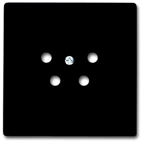 Busch-Jaeger centraalplaat voor telefoonstekker 4-pens zwart mat (2767-885-503)