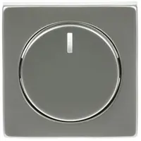 Busch-Jaeger dimmerknop draai/drukdimmer Pure Stainless Steel (6540-866-102)