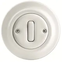 Busch-Jaeger kruisschakelaar porselein Decento (2002/7 UJ-64)