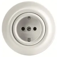 Busch-Jaeger wandcontactdoos randaarde porselein Decento (20 EUJ-64)