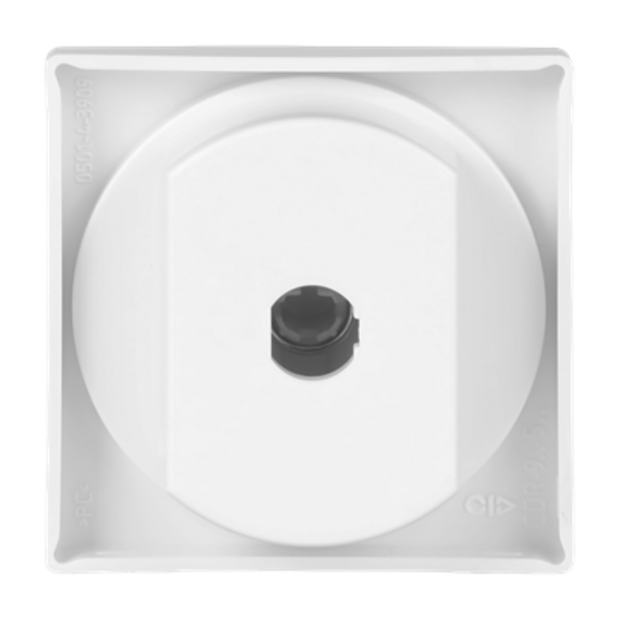 Busch-Jaeger draaiknop jaloezieschakelaar Balance SI wit glans (2542 DR-914)