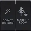 Busch-Jaeger schakelwip 2-voudig do not disturb - make up room antraciet glans (1785/11-81)