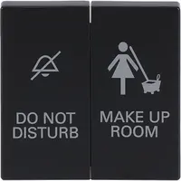 Busch-Jaeger schakelwip 2-voudig do not disturb - make up room antraciet glans (1785/11-81)