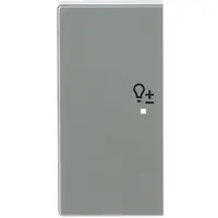 Busch-Jaeger bedieningswip links symbool dimmer tbv bedieningselement flex 2-voudig Pure Stainless Steel (6234-21-866)