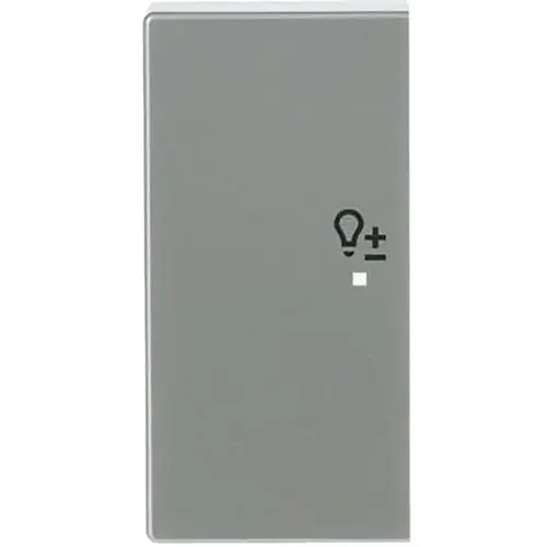 Busch-Jaeger bedieningswip links symbool dimmer tbv bedieningselement flex 2-voudig Pure Stainless Steel (6234-21-866)