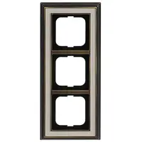 Busch-Jaeger afdekraam 3-voudig Dynasty messing antiek creme (1723-848)