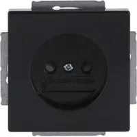 Busch-Jaeger wandcontactdoos zonder randaarde Future linear antraciet glans (2300 UCRKS-81-503)