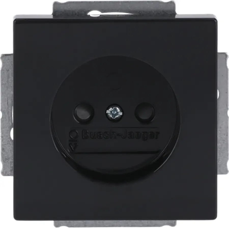 Busch-Jaeger wandcontactdoos zonder randaarde Future linear antraciet glans (2300 UCRKS-81-503)