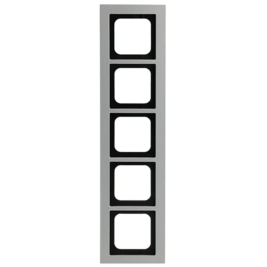 Busch-Jaeger afdekraam 5-voudig Axcent titanium (1725-276)