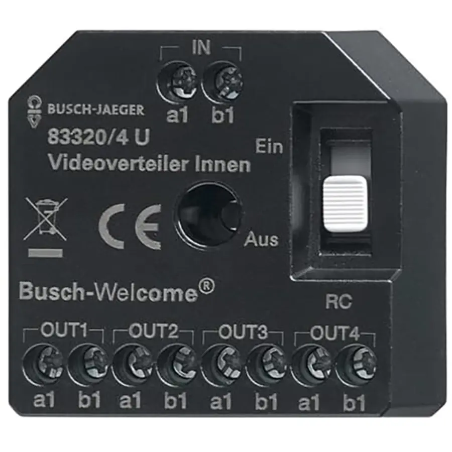Busch-Jaeger wlcm akt videoverdlr 4kan (83320/4 U)