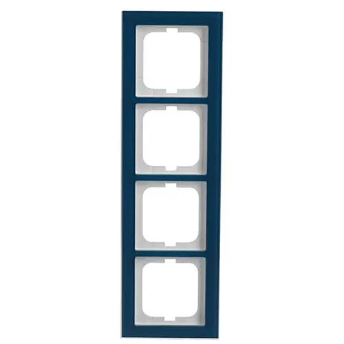 Busch-Jaeger afdekraam 4-voudig Axcent glas oceaan (1724-228) Busch-Jaeger afdekraam 4-voudig Axcent glas oceaan (1724-228)