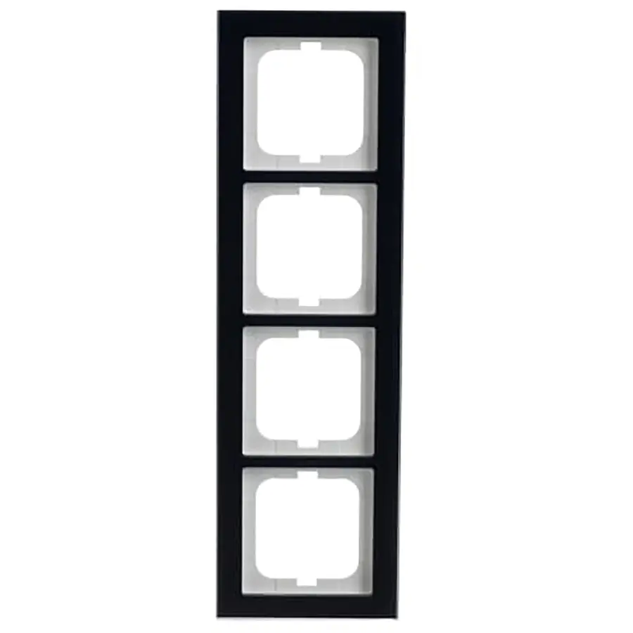 Busch-Jaeger afdekraam 4-voudig Axcent glas paars (1724-223)