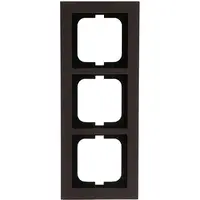 Busch-Jaeger afdekraam 3-voudig Axcent papier bruin (1723-243)