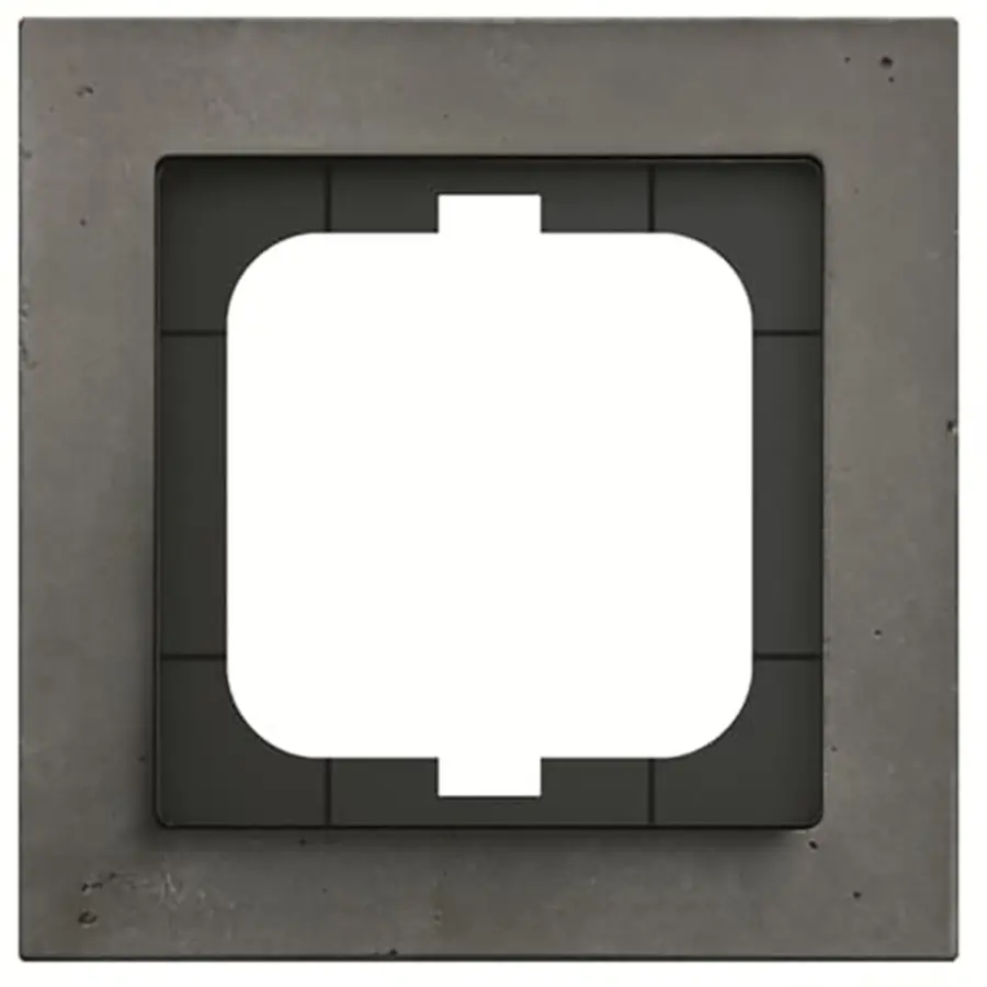 Busch-Jaeger afdekraam 1-voudig Axcent beton grijs (1721-298)