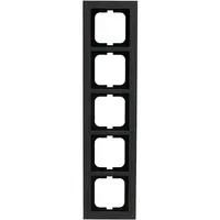 Busch-Jaeger afdekraam 5-voudig Axcent leisteen grijs (1725-290)