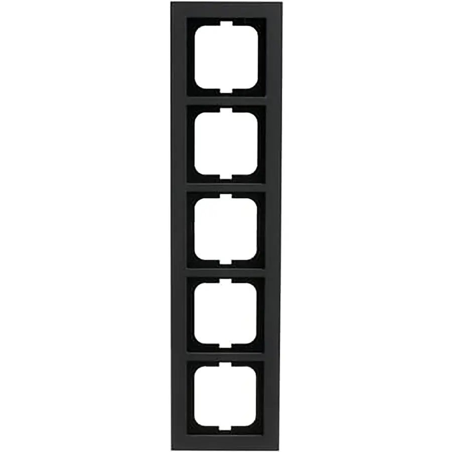 Busch-Jaeger afdekraam 5-voudig Axcent leisteen grijs (1725-290)