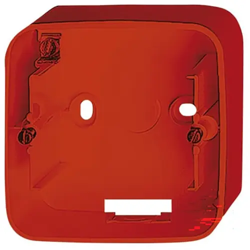 Busch-Jaeger opbouwbak met bodem 1v rood (1701-217-101) Busch-Jaeger opbouwbak met bodem 1v rood (1701-217-101)