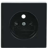 Busch-Jaeger centraalplaat voor wandcontactdoos met penaarde Future Linear antraciet glans (2399 UCKS-81)