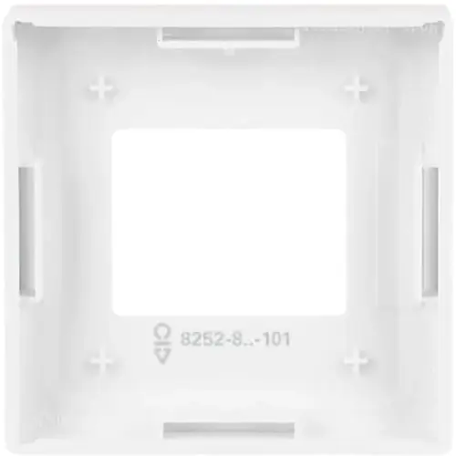 Busch-Jaeger centraalplaat tbv digitale radio studiowit mat (8252-884-101)