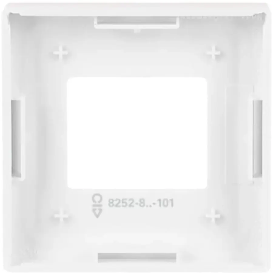 Busch-Jaeger centraalplaat tbv digitale radio studiowit mat (8252-884-101)