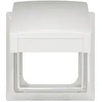 Busch-Jaeger afdekraam met klapdeksel Balance SI wit glans (2518-WD-914)