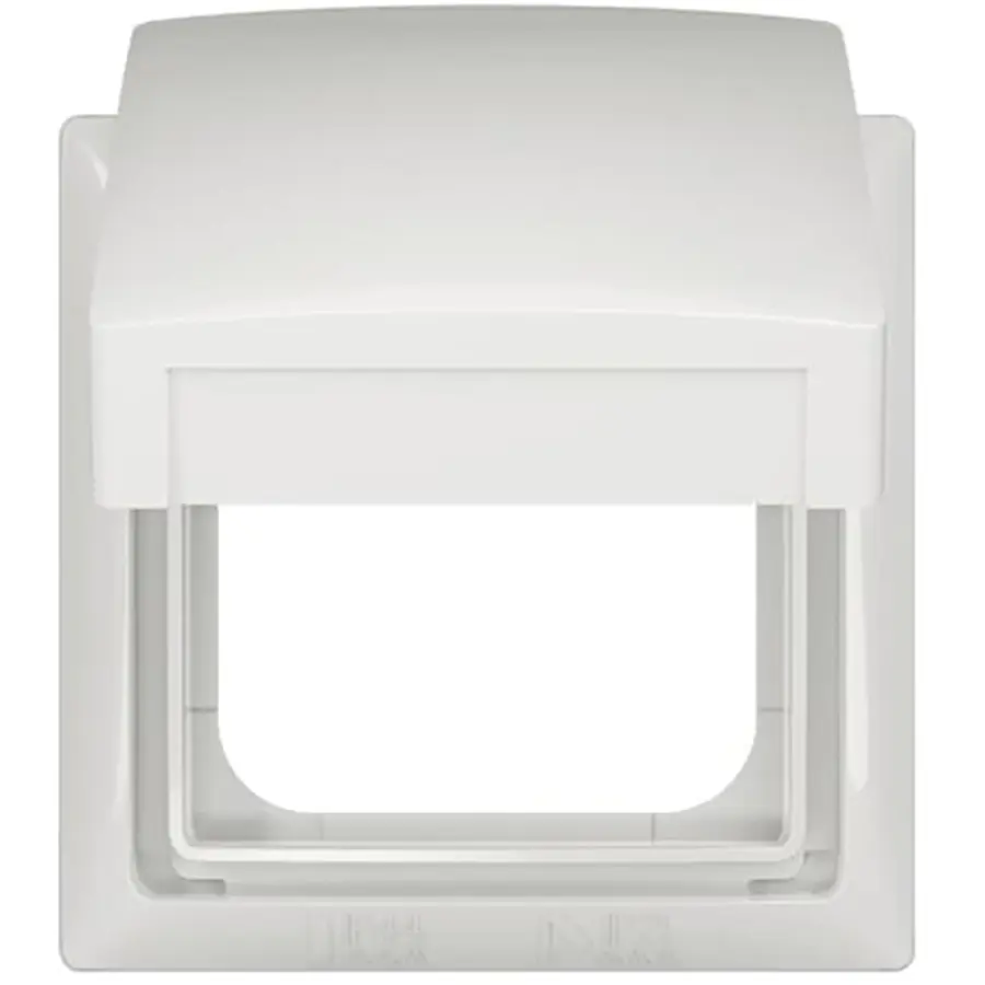 Busch-Jaeger afdekraam met klapdeksel Balance SI wit glans (2518-WD-914)