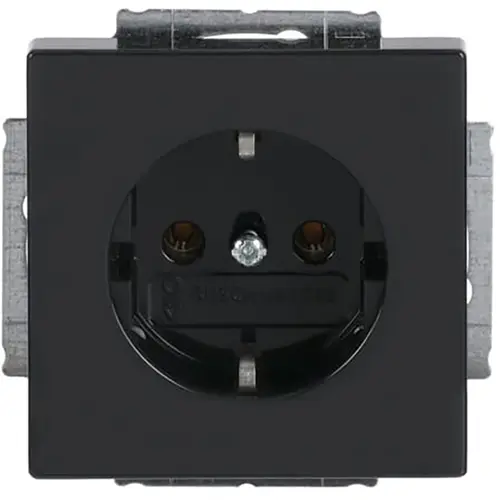 Busch-Jaeger wandcontactdoos randaarde antraciet glans (20 EUC-81)