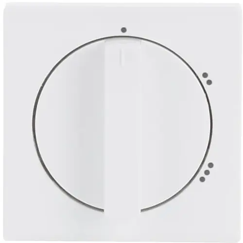 Busch-Jaeger draaiknop driestandenschakelaar Future Linear studiowit glans (2542 DR/02-84)