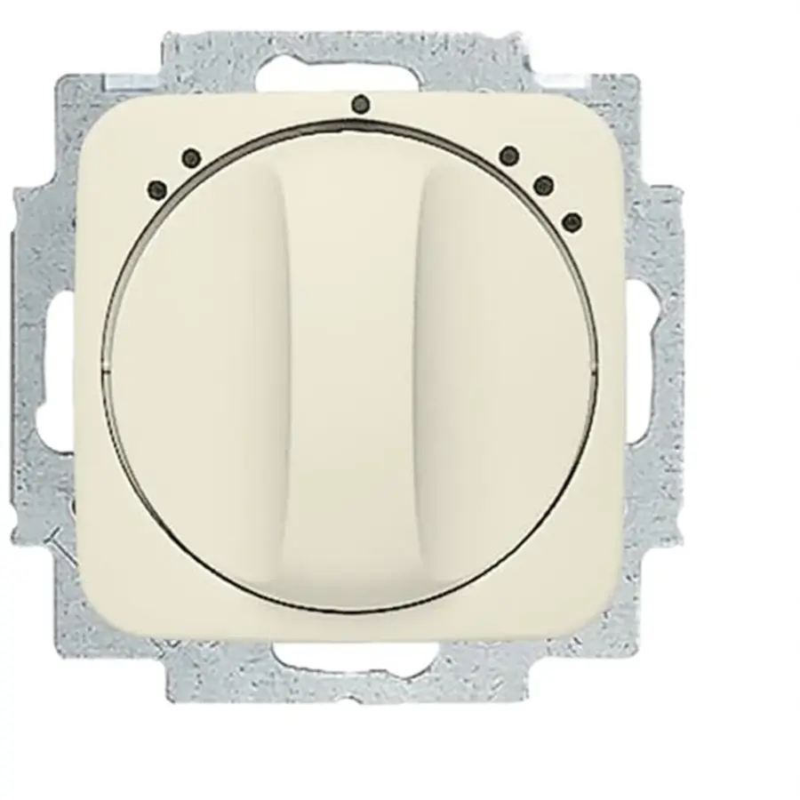 Busch-Jaeger driestandenschakelaar met binnenwerk en knop Standaard SI creme (2711 UCDRL-212)