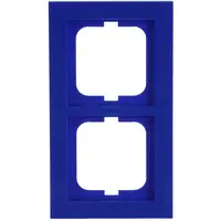 Busch-Jaeger Busch-Jaeger afdekraam 2-voudig Axcent blauw (1722-288)