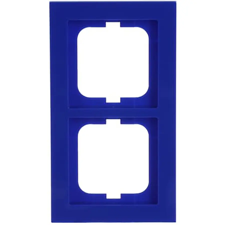 Busch-Jaeger Busch-Jaeger afdekraam 2-voudig Axcent blauw (1722-288)