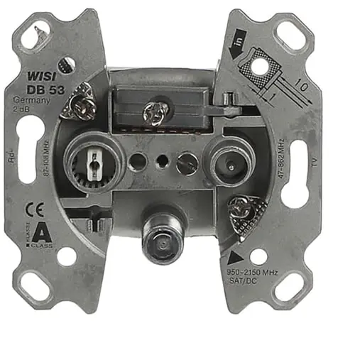 Busch-Jaeger antenne einddoos radio/tv/sat (0232-101) Busch-Jaeger antenne einddoos radio/tv/sat (0232-101)