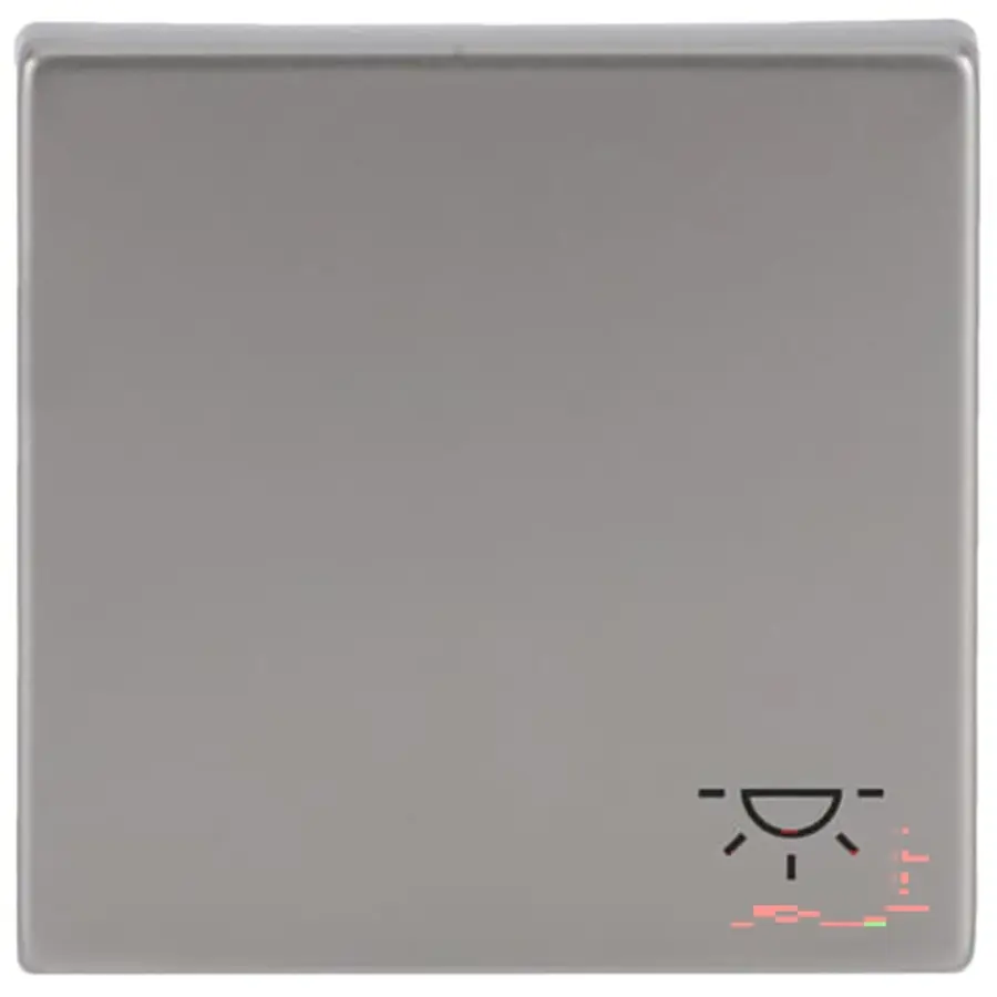 Busch-Jaeger schakelwip symbool licht Pure Stainless Steel (2520 LI-866)