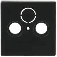 Busch-Jaeger centraalplaat antenne / COAX wandcontactdoos zwart mat (1743-885)