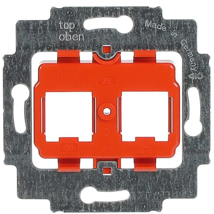 Busch-Jaeger draagring met oranje inzet (1819)