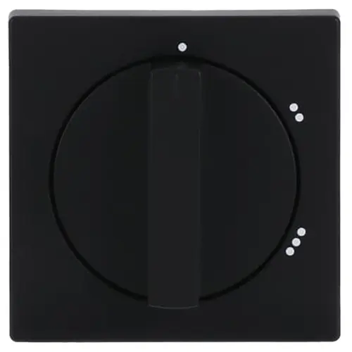 Busch-Jaeger draaiknop driestandenschakelaar Future Linear zwart mat (2542 DR/02-885)