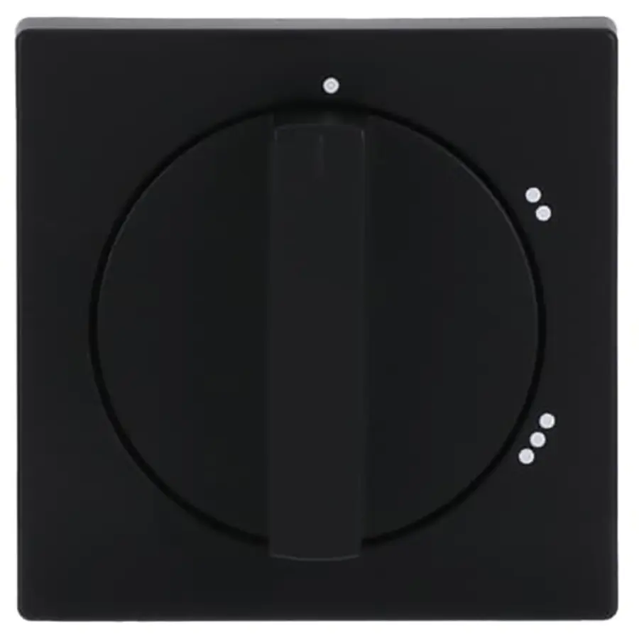 Busch-Jaeger draaiknop driestandenschakelaar Future Linear zwart mat (2542 DR/02-885)