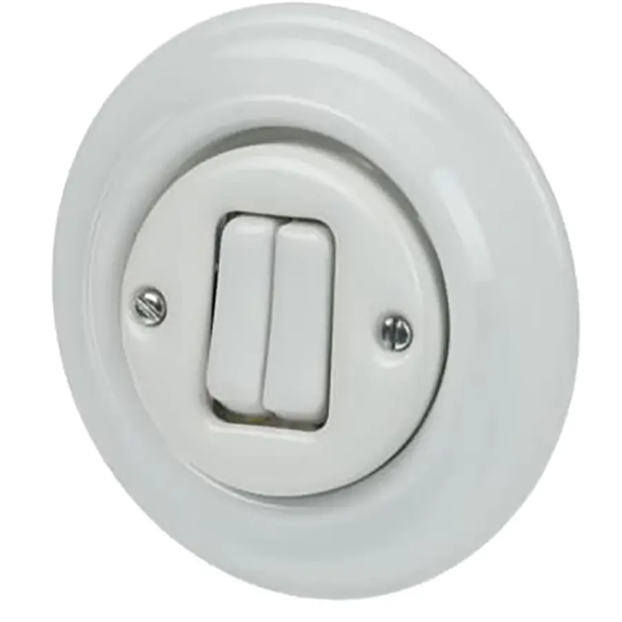 Busch-Jaeger serieschakelaar porselein Decento (2002/5 UJ-64)