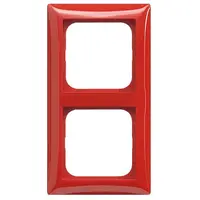 Busch-Jaeger afdekraam 2-voudig Balance SI rood (1722-917)