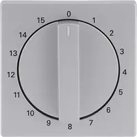 Busch-Jaeger draaigreep tijdschakelaar 15 min Future Linear aluzilver mat (1770-83-103)