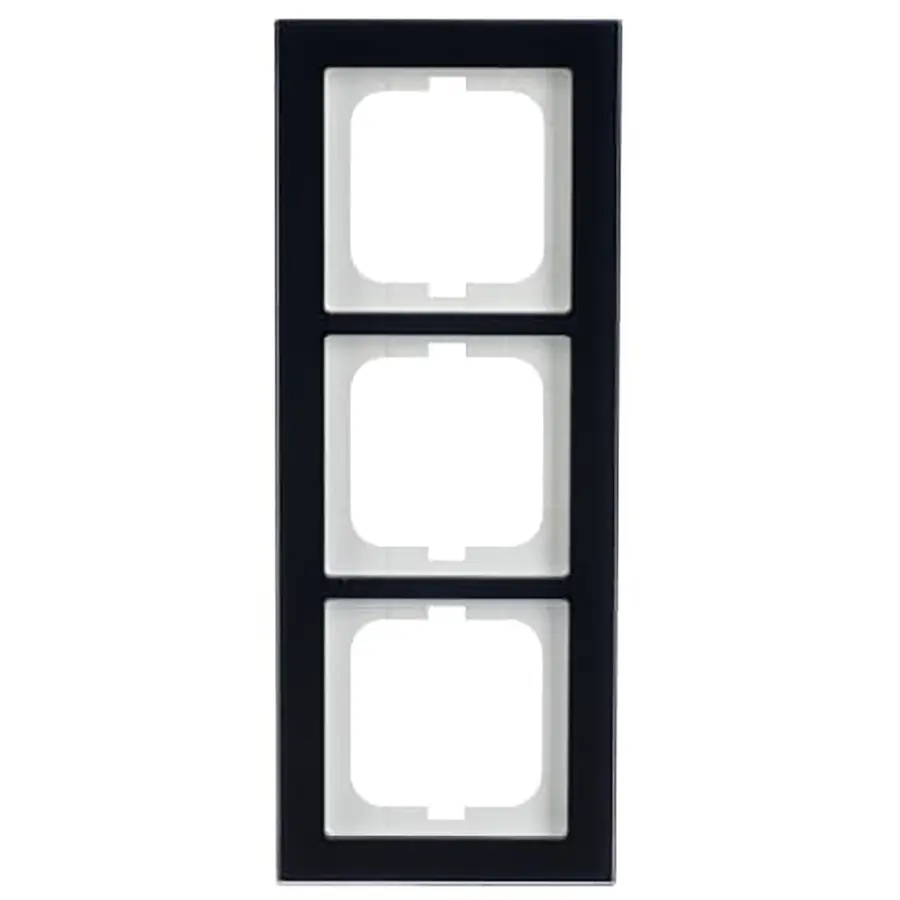 Busch-Jaeger afdekraam 3-voudig Axcent glas paars (1723-223)