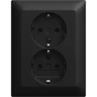 Busch-Jaeger wcd ra dubbel inb SI-B-matzwart (202 EUJR-915)