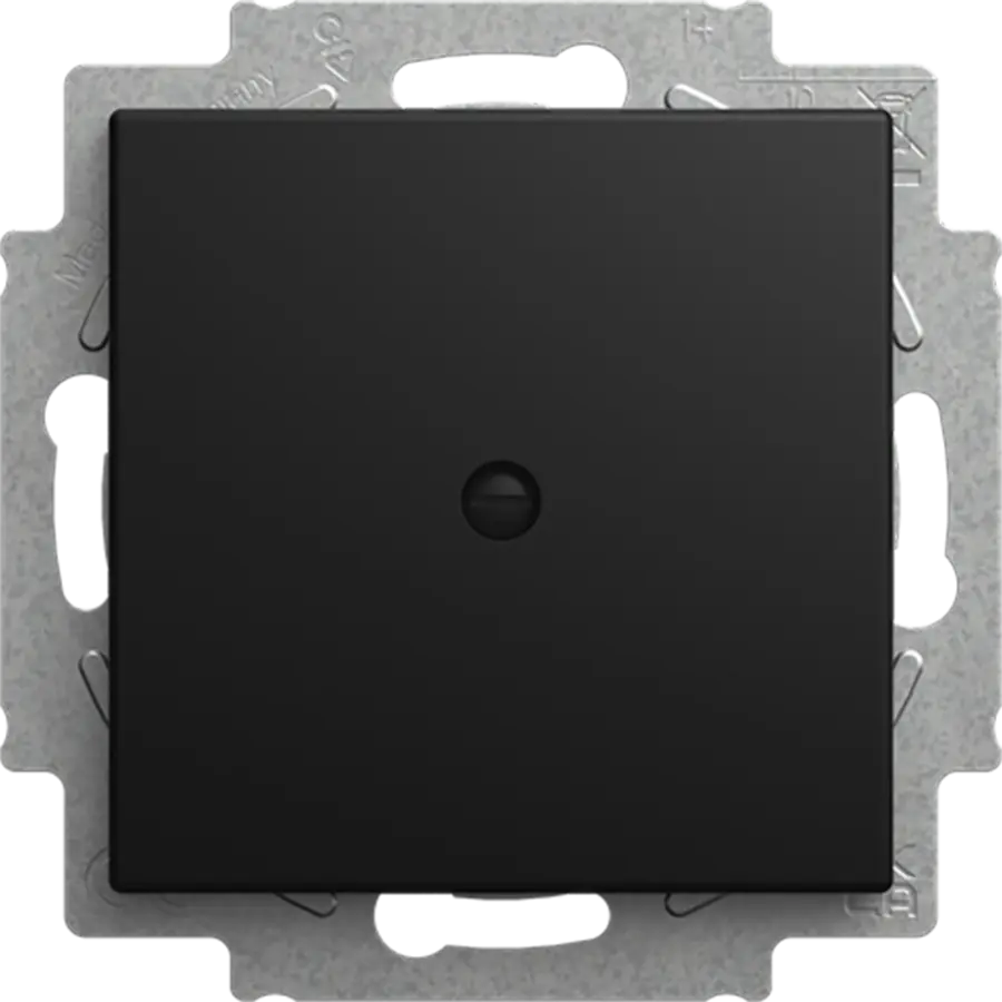 Busch-Jaeger cpl blind met draagraam SI-B-matzwart (2538-915)